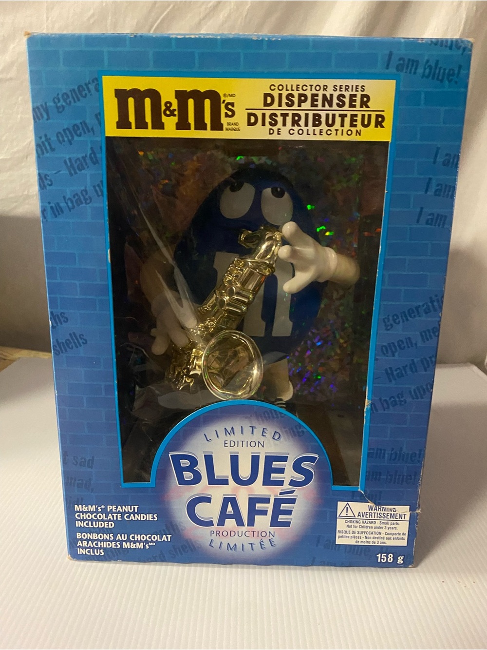 M&M's Blues Cafe Limited Edition Candy Dispenser